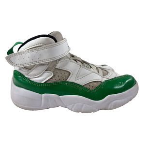 Nike Boys Jordan Jumpman Two Trey DQ8433 White Basketball Shoes Sneakers Sz 12C